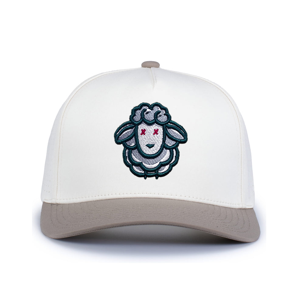 Dead Sheep Snapback • Cream + Khaki