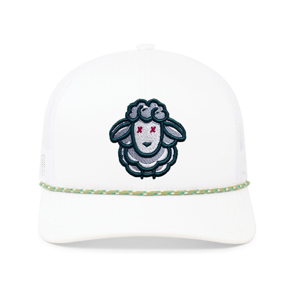 Dead Sheep Braid Trucker • Golf Ball White